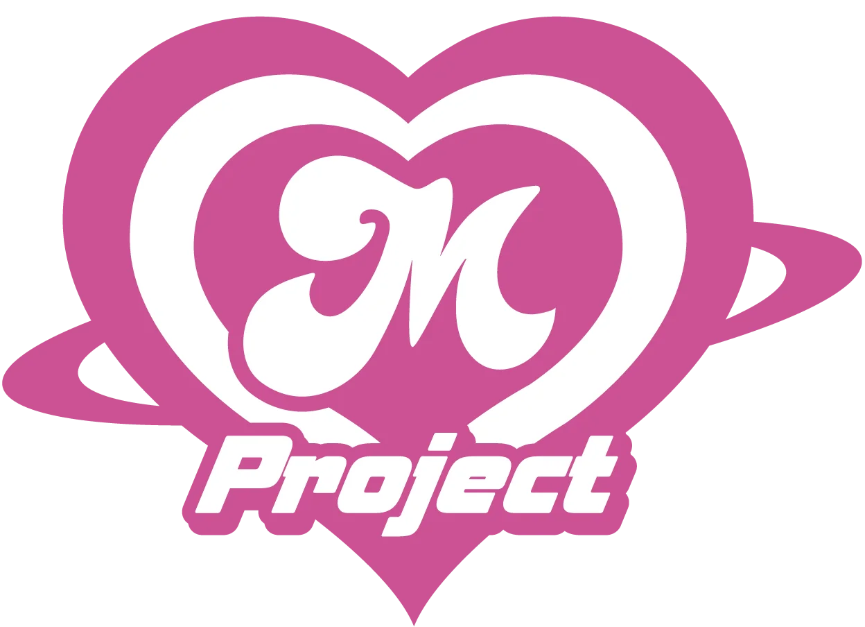 ハートの中にMの文字が描かれたMprojectのロゴ